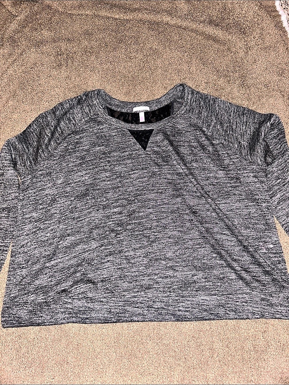 Victoria's Secret Gray Short Sleeve Top